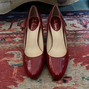 Cole Haan Leather Pumps, Red